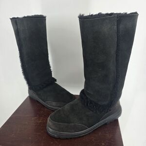Ugg Sundance Black Tall Boots Size 9